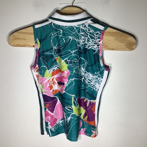 The Bubble Womens Becca Polo‎ Tank Top Size Medium NWT - Picture 3 of 9